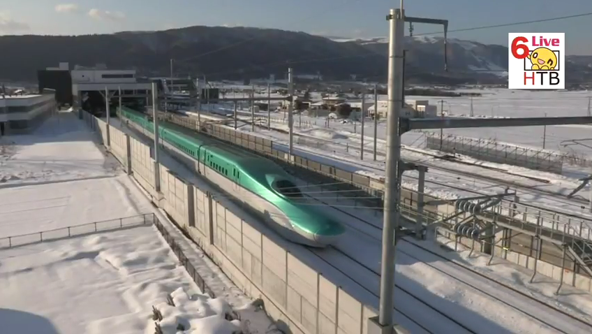 新函館北斗駅から北海道新幹線H5系はやぶさ