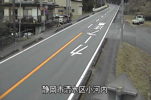 国道52号小河内下り山梨方面