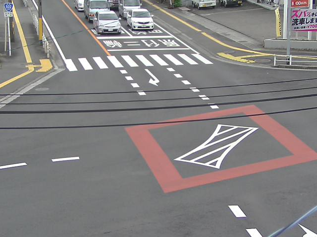 土橋交差点から国道217号・国道502号