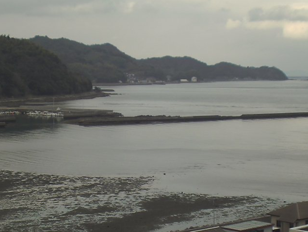 臼杵市役所屋上から臼杵湾