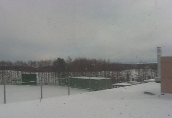 東京農業大学オホーツクキャンパスから斜里岳・海別岳