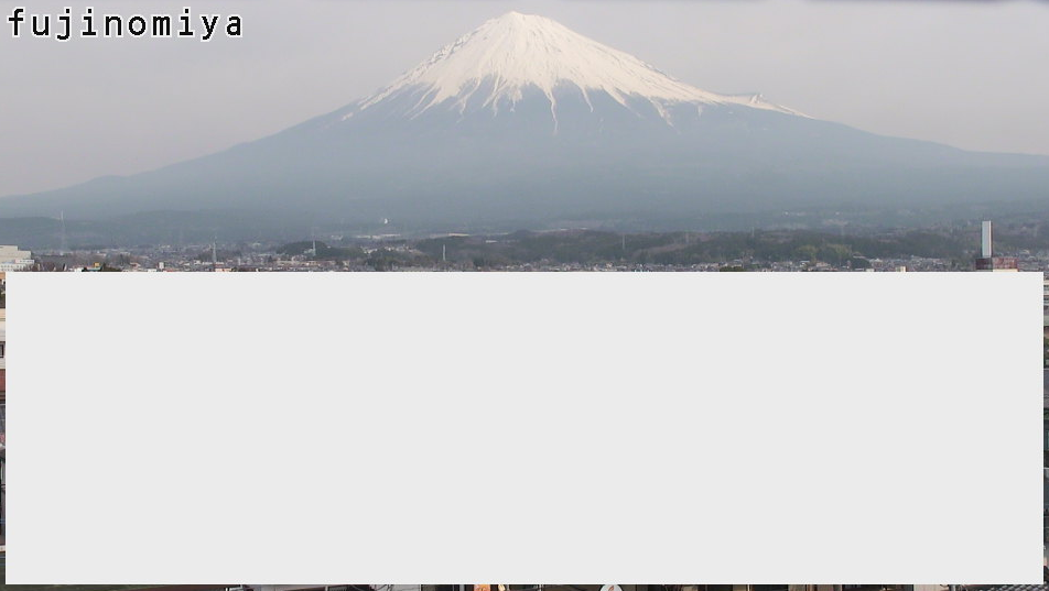 NTT西日本富士宮ビルから富士山山頂・富士山全景
