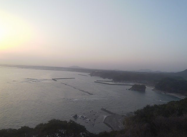 ダグリ岬から志布志湾