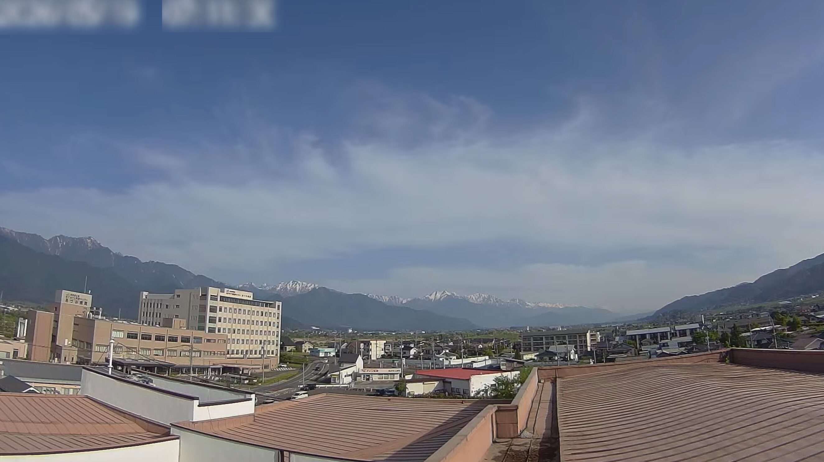 池田町役場庁舎屋上ライブカメラ(長野県池田町池田)