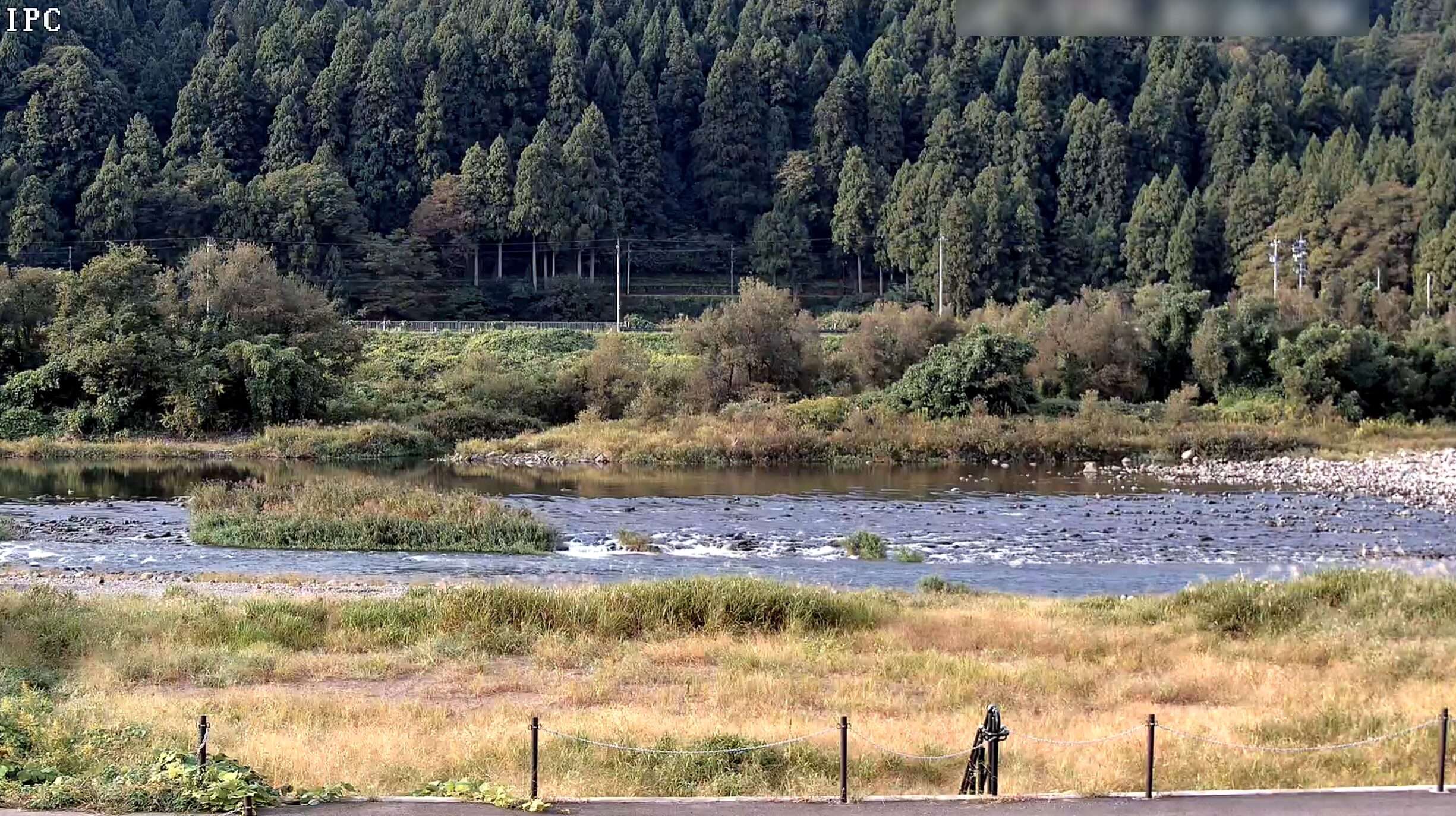 勝山市漁業協同組合九頭竜川ライブカメラ(福井県勝山市荒土町松ヶ崎)
