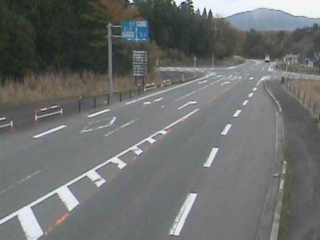 熊本県道11号別府一の宮線やまなみ道路荻の草