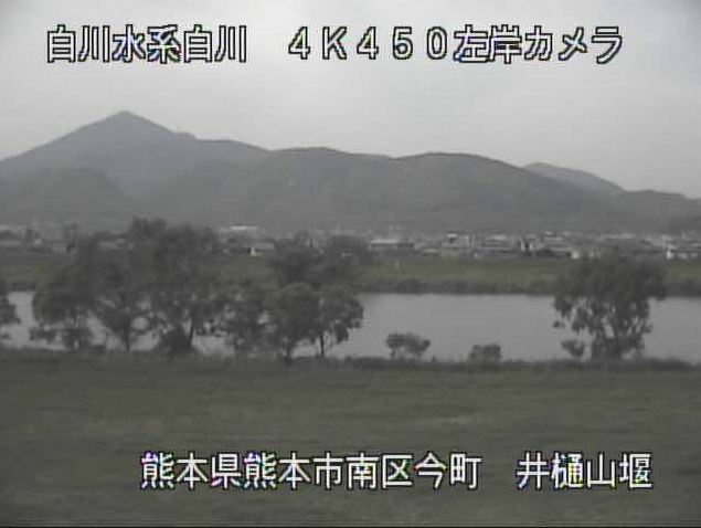 井樋山堰から白川・金峰山・三淵山