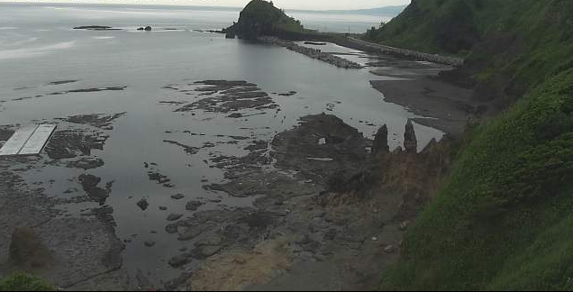 沢崎から神子岩が見えるライブカメラ。
