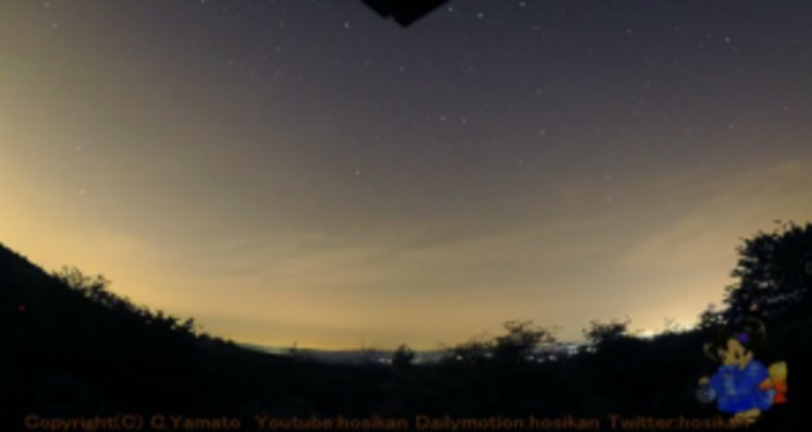 神野山森林科学館から星空が見えるライブカメラ。
