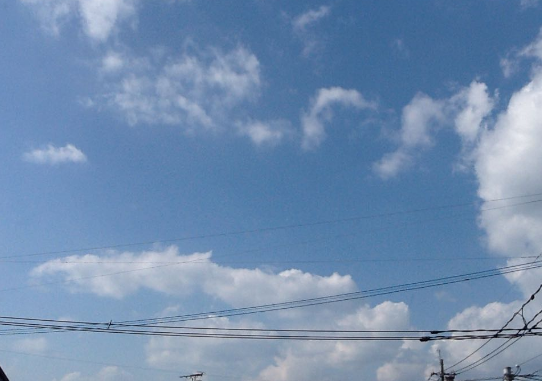 ITサービスセンタ都城から北側上空