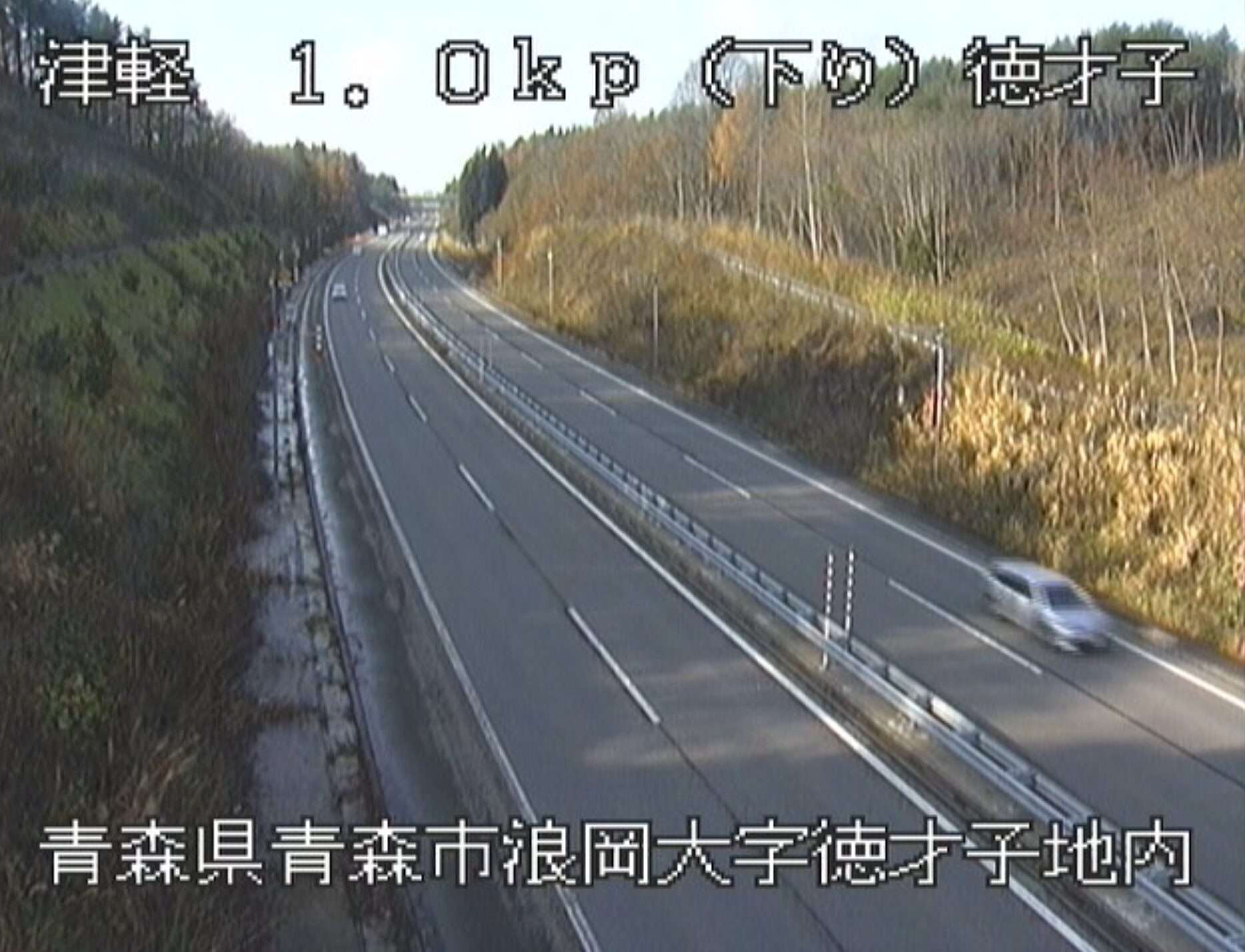 津軽自動車道徳才子ライブカメラ(青森県青森市浪岡徳才子)