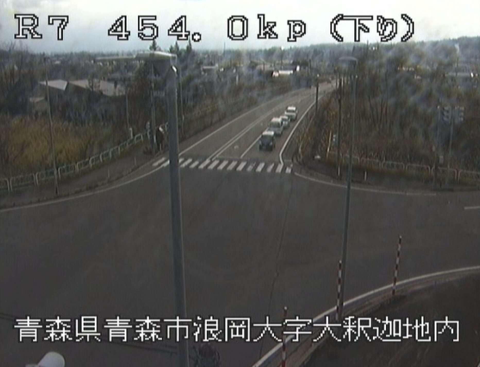 国道7号大釈迦ライブカメラ(青森県青森市浪岡)