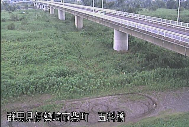 利根川五料橋ライブカメラは、群馬県伊勢崎市柴町の五料橋に設置された利根川・群馬県道142号綿貫篠塚線が見えるライブカメラです。