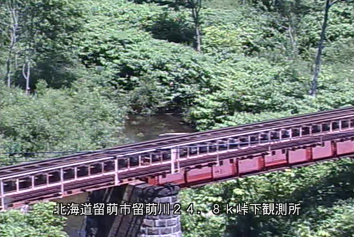 留萌川峠下水位観測所ライブカメラは、北海道留萌市留萌村の峠下水位観測所に設置された留萌川が見えるライブカメラです。