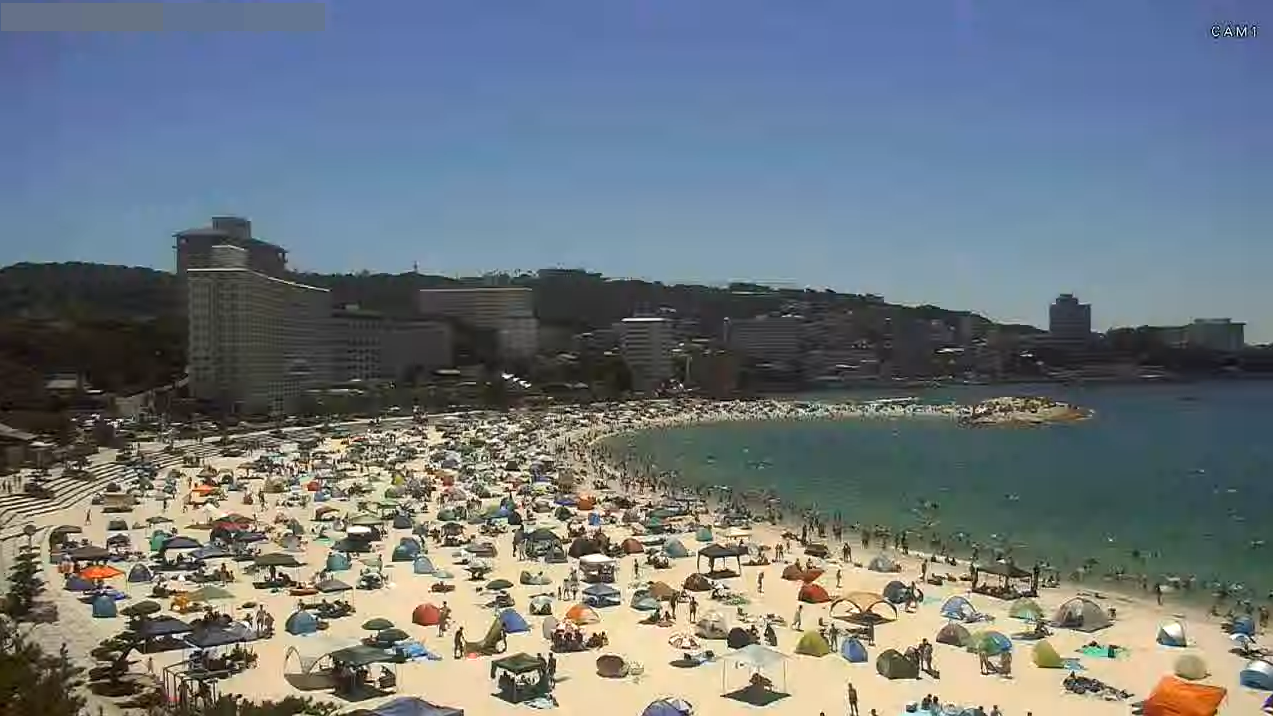 白良浜ライブカメラ(和歌山県白浜町)
