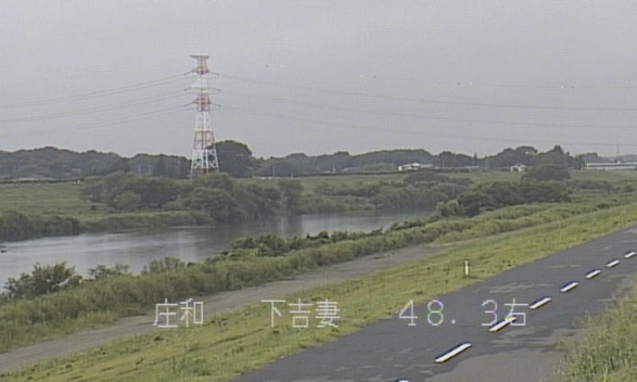 江戸川下吉妻ライブカメラは、埼玉県春日部市下吉妻の下吉妻に設置された江戸川が見えるライブカメラです。