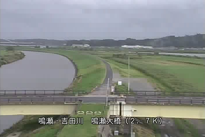 鳴瀬川鳴瀬大橋下流ライブカメラは、宮城県東松島市野蒜の鳴瀬大橋下流に設置された鳴瀬川が見えるライブカメラです。