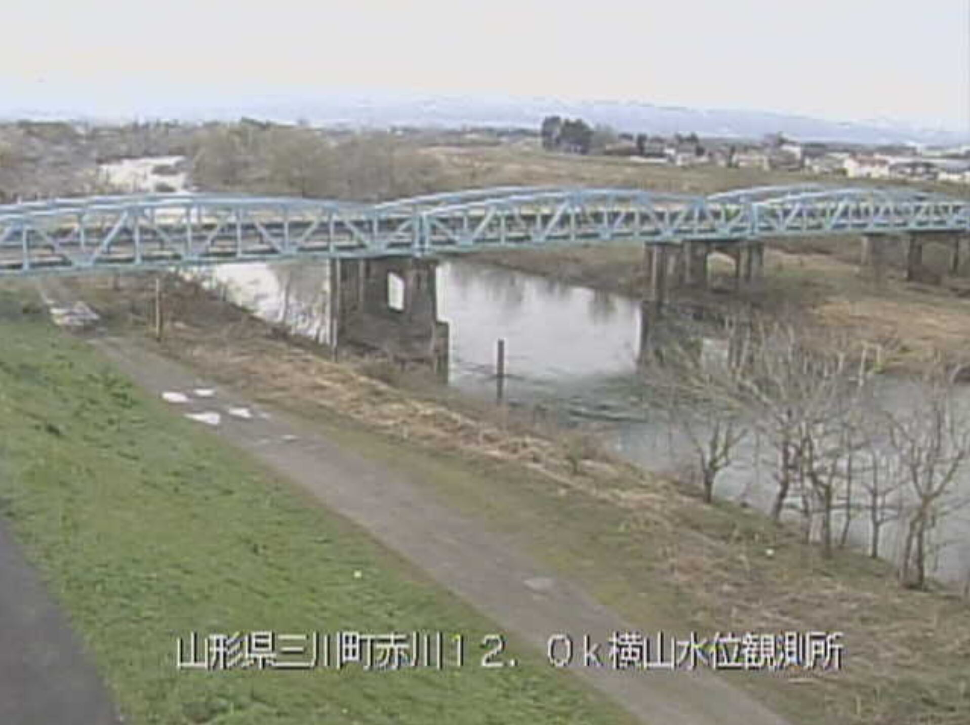 赤川内川合流点ライブカメラ(山形県鶴岡市道形)