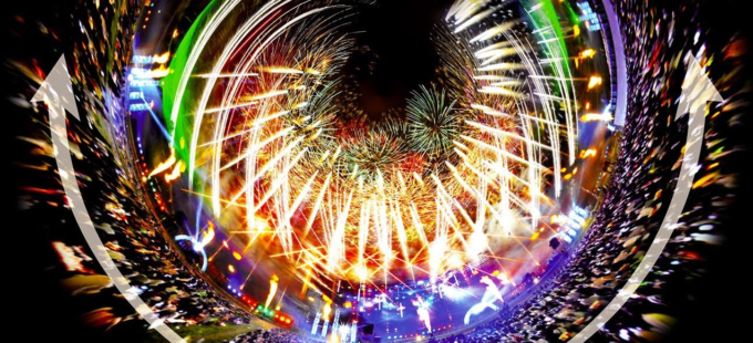 勝毎花火大会360°VR2018ライブカメラ(北海道帯広市)