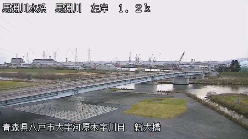 馬淵川新大橋ライブカメラ(青森県八戸市河原木)