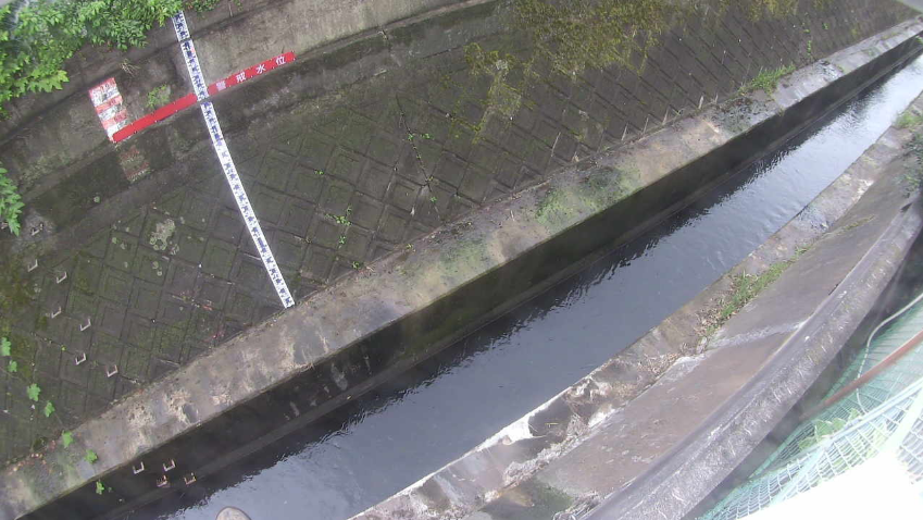 八千代1号幹線水位監視大和田ライブカメラ(千葉県八千代市大和田)