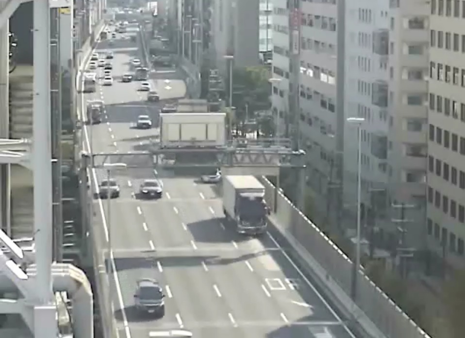阪神高速1号環状線信濃橋ライブカメラ(大阪府大阪市中央区)