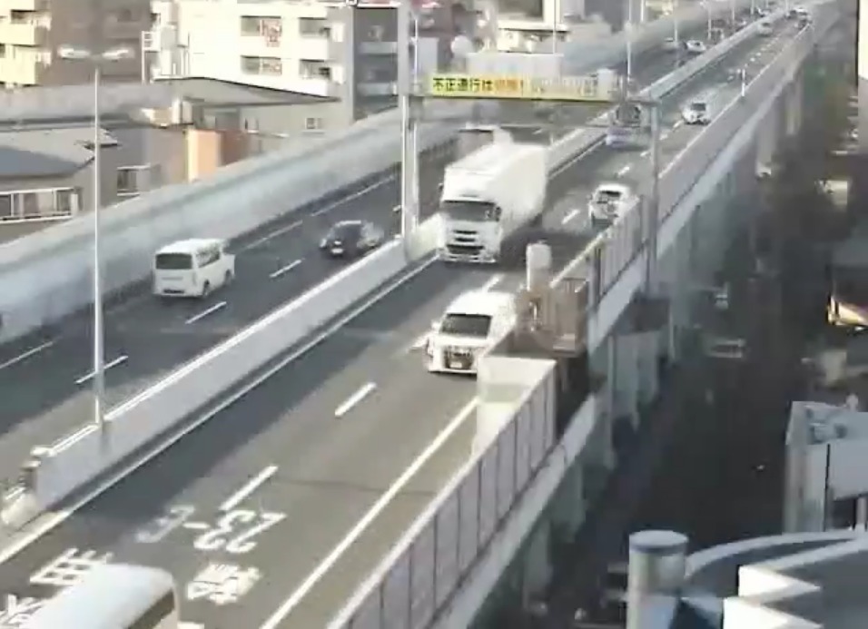 阪神高速14号松原線駒川ライブカメラ(大阪府大阪市東住吉区)