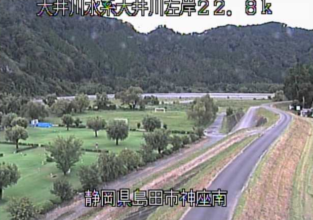 大井川神座南ライブカメラは、静岡県島田市神座の神座南に設置された大井川が見えるライブカメラです。