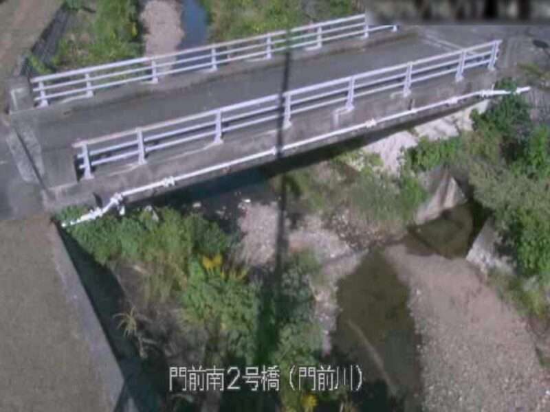 門前川門前南2号橋ライブカメラ(大分県佐伯市上岡)