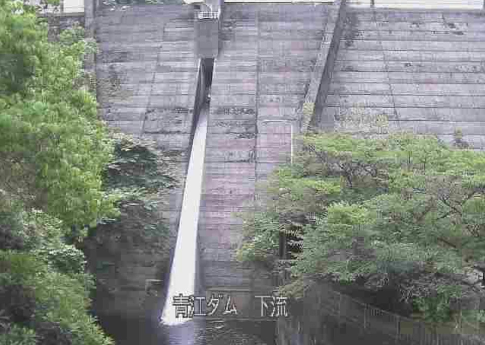 青江川青江ダム下流ライブカメラ(大分県津久見市上青江)