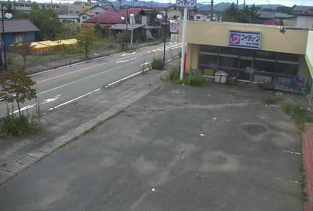 新山第一分団屯所前ライブカメラは、福島県双葉町新山の新山第一分団屯所前に設置された国道288号(都路街道)が見えるライブカメラです。