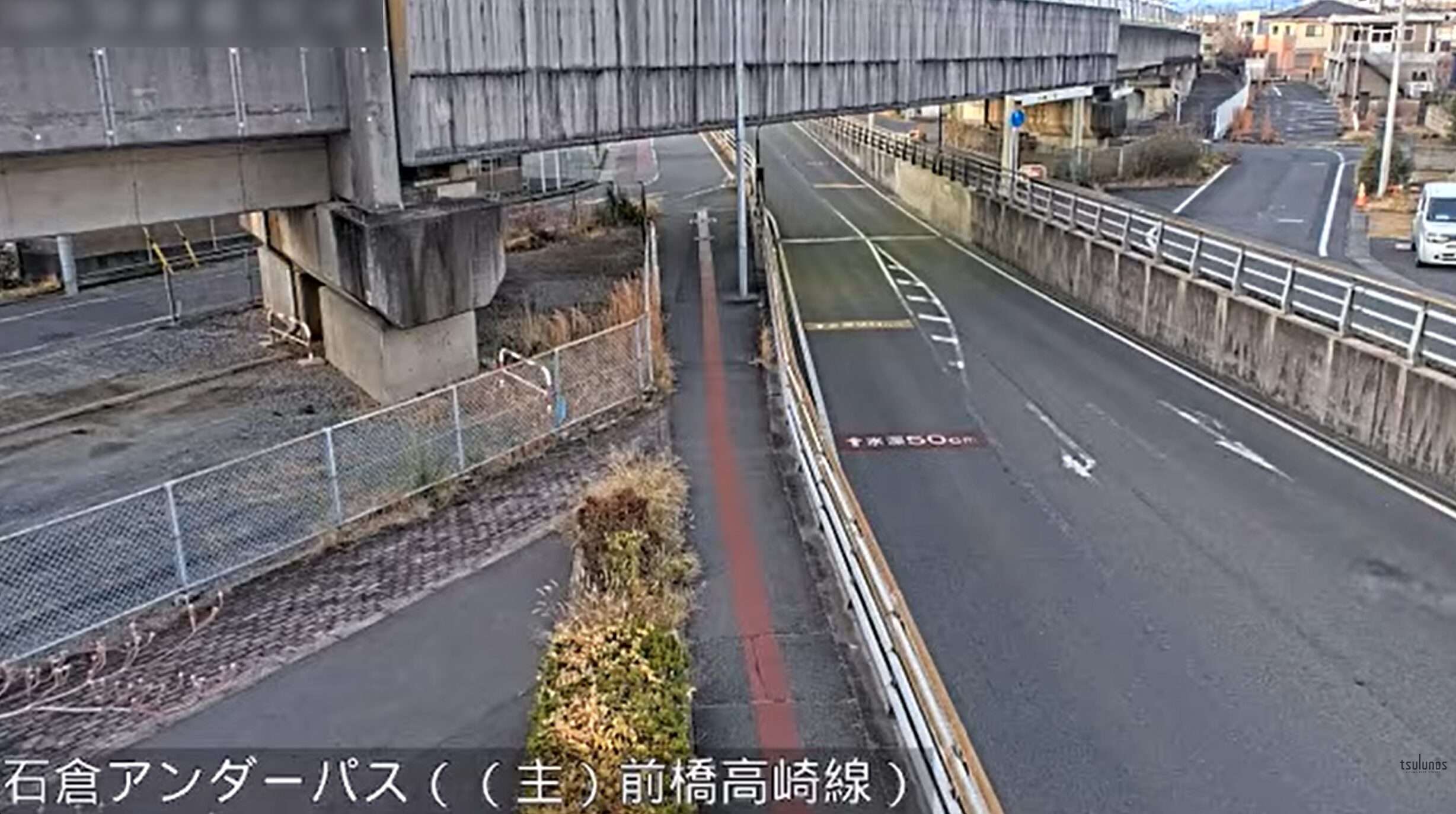 群馬県道12号前橋高崎線石倉アンダーパスライブカメラ(群馬県前橋市石倉町)
