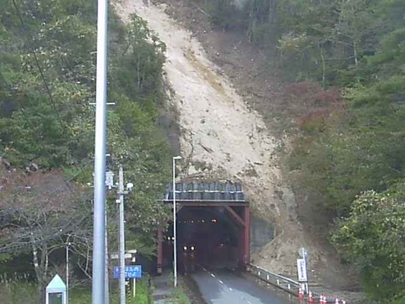 国道114号仙人沢トンネルライブカメラ(福島県浪江町室原)