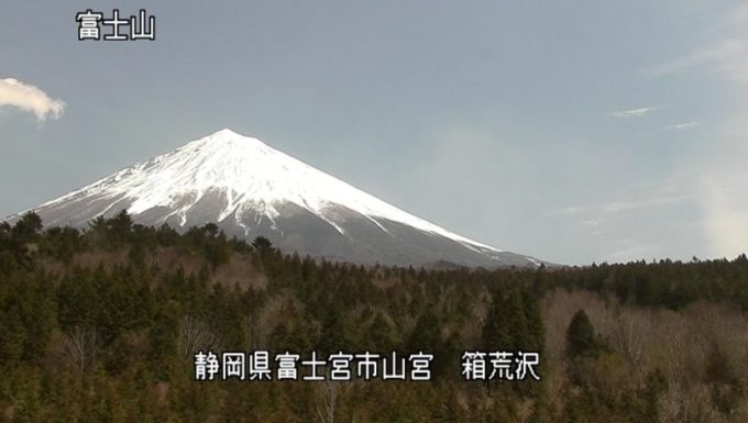 箱荒沢富士山ライブカメラ(静岡県富士宮市山宮)