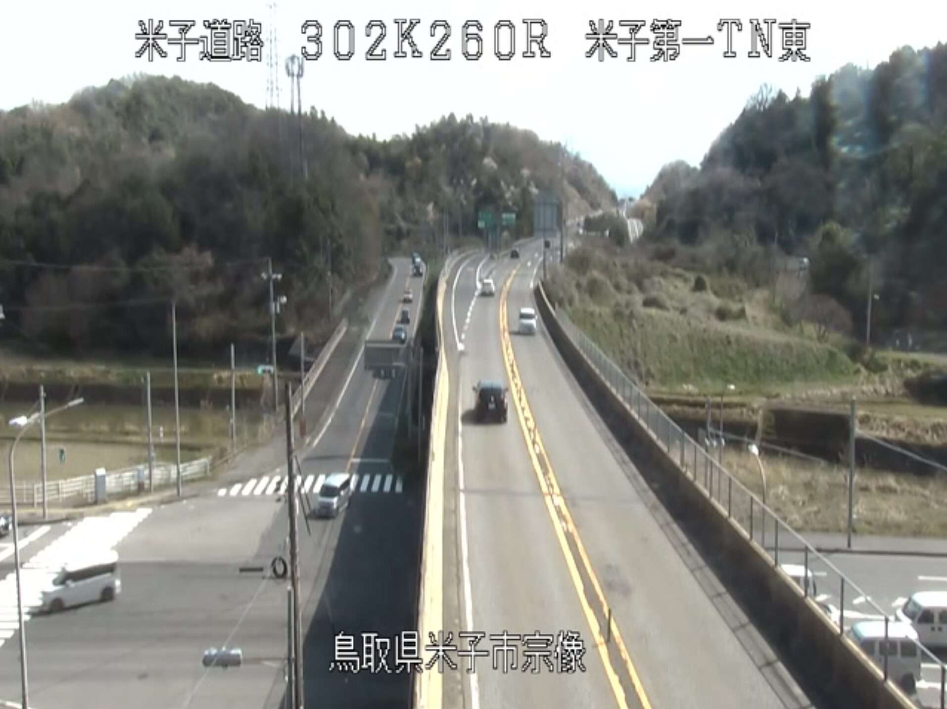 山陰道米子道路米子第1トンネル東ライブカメラ(鳥取県米子市奥谷)