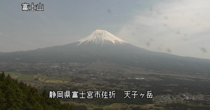 天子ケ岳富士山ライブカメラ(静岡県富士宮市佐折)