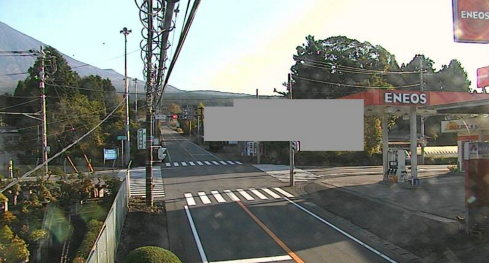 静岡県道180号富士宮富士公園線篠坂ライブカメラ(静岡県富士宮市山宮)
