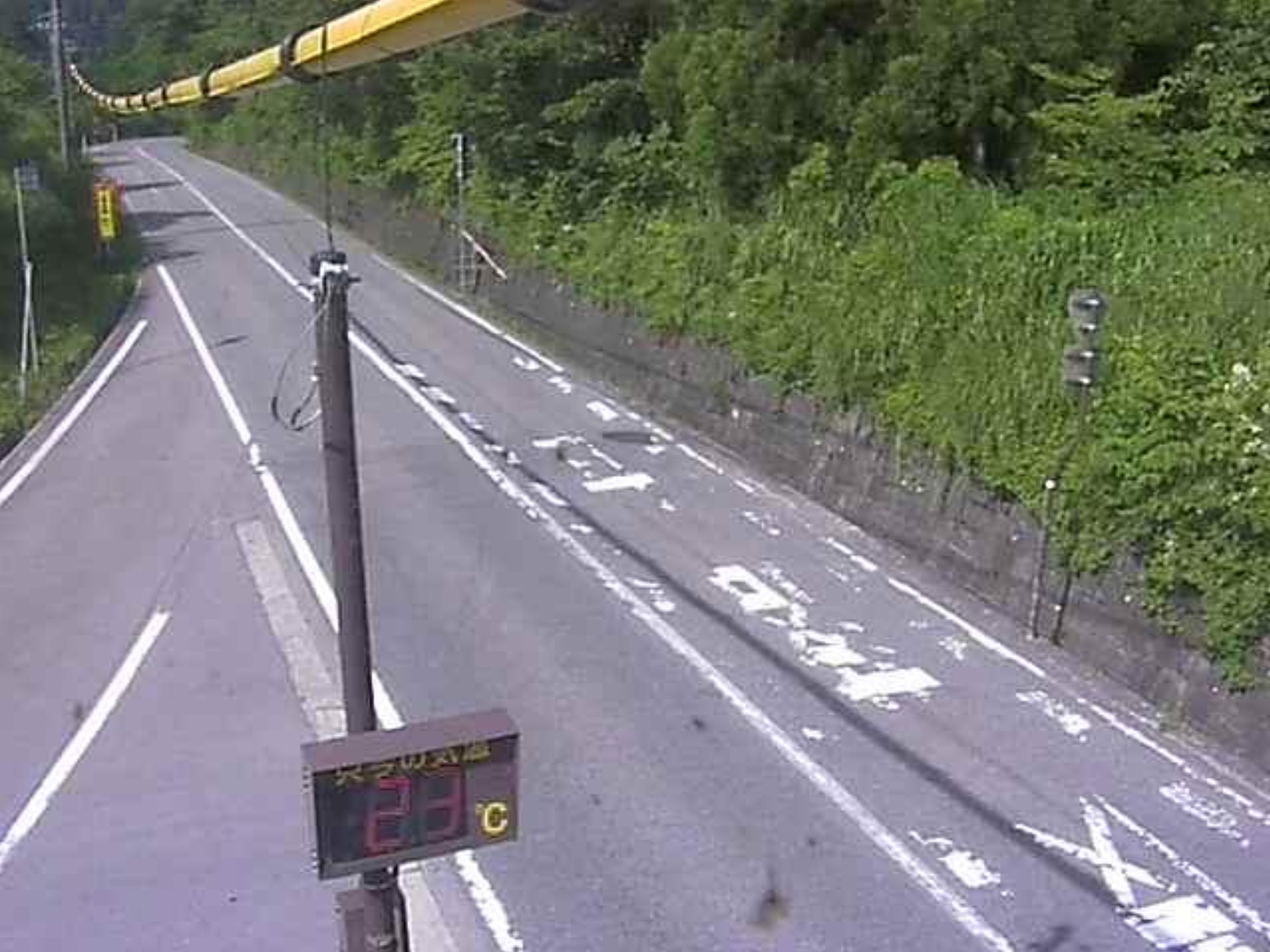 国道158号下半原ライブカメラ(福井県大野市下半原)