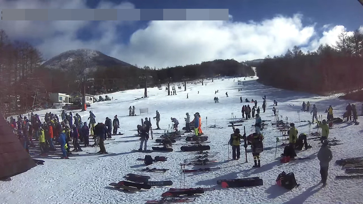 湯の丸スキー場第2ゲレンデライブカメラ(長野県東御市湯の丸)
