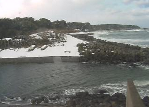 下市川河口ライブカメラ(鳥取県大山町松河原)