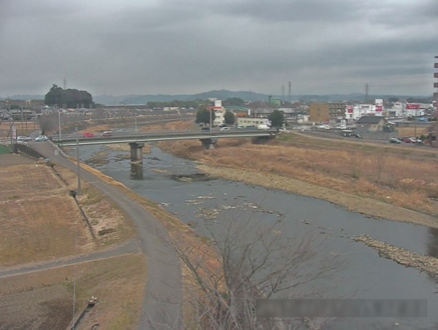 可児川二の井大橋ライブカメラ(岐阜県可児市塩)