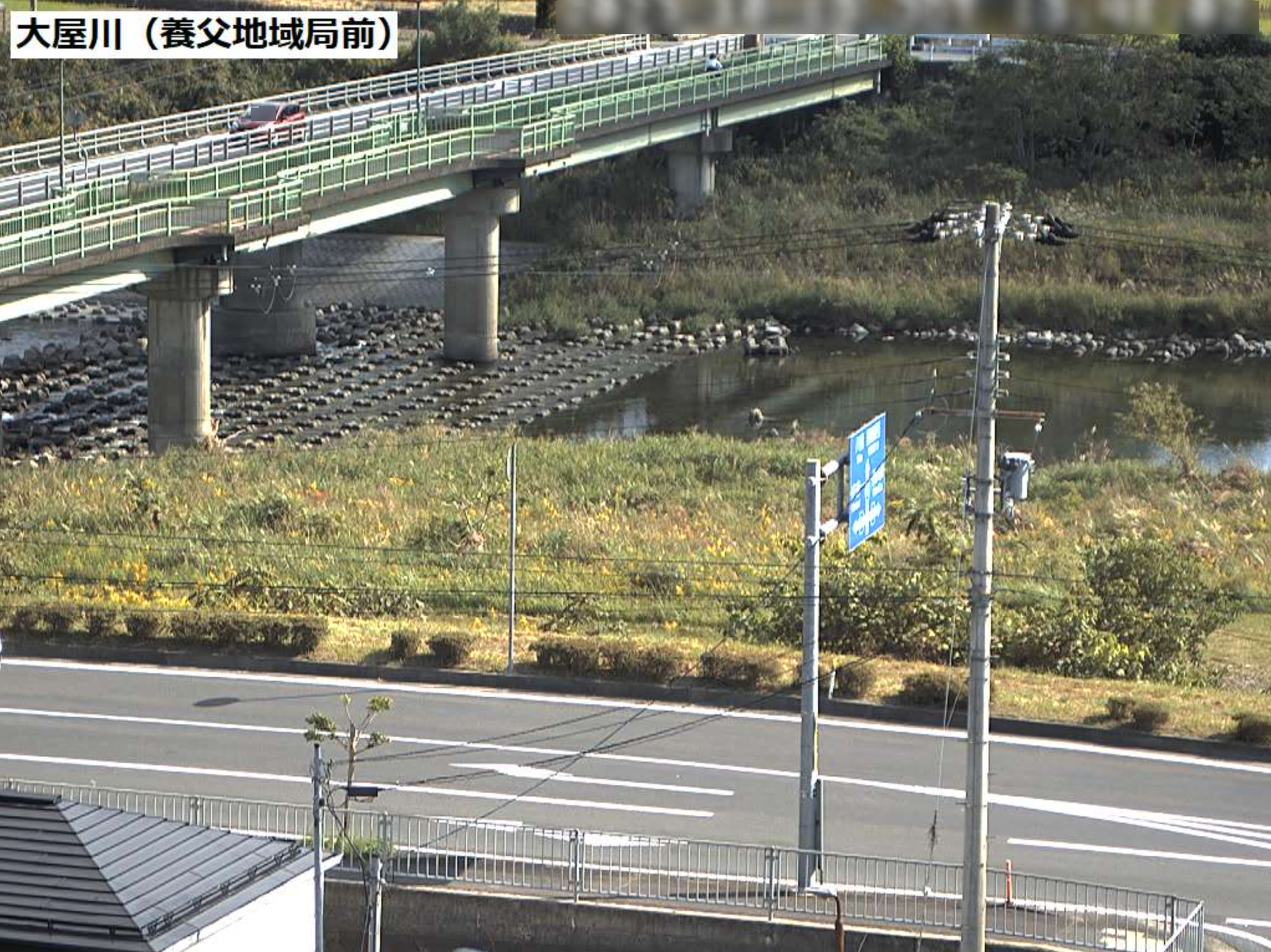 大屋川養父市役所養父地域局前ライブカメラ(兵庫県養父市広谷)