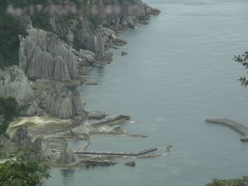 仏ヶ浦ライブカメラ(青森県佐井村)