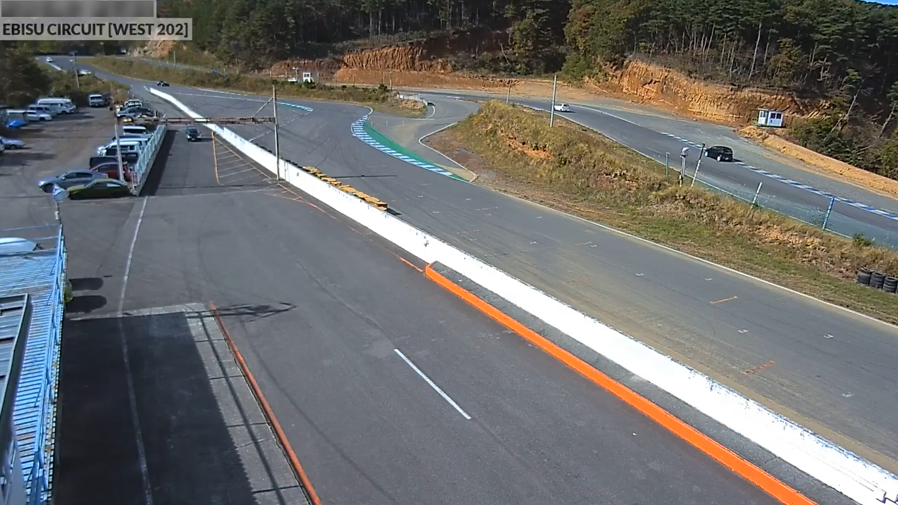 エビスサーキット西コース第2ライブカメラ(福島県二本松市沢松倉)