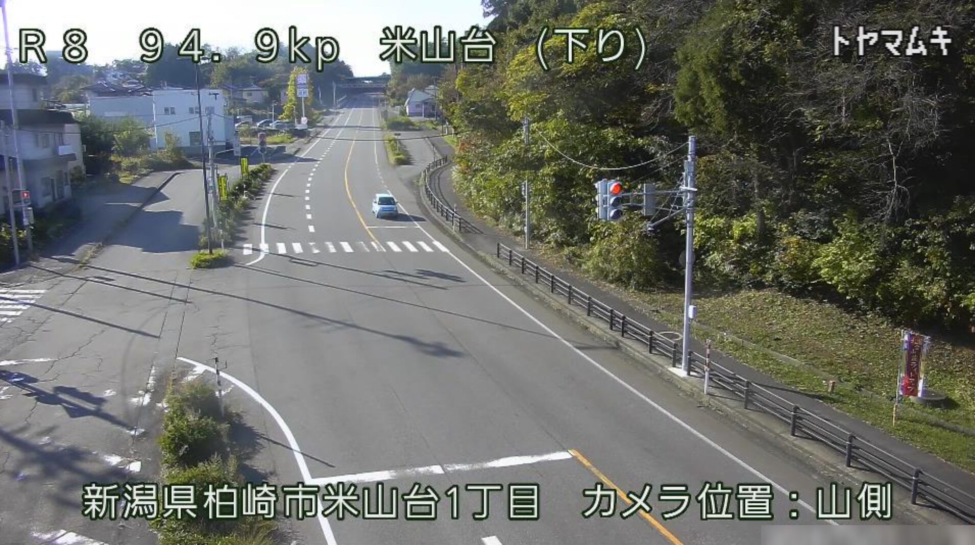 国道8号米山台ライブカメラ(新潟県柏崎市米山台)