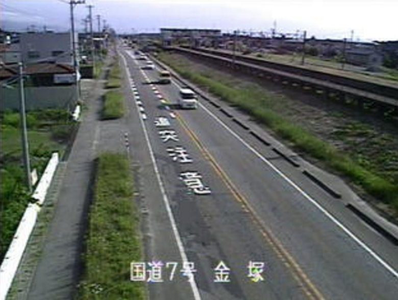 国道7号下小中山ライブカメラ(新潟県新発田市下小中山)