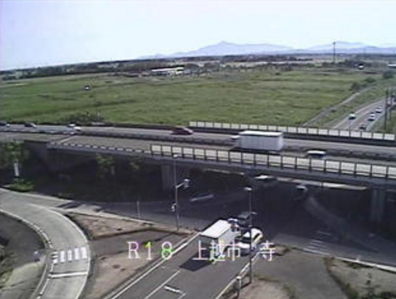 国道18号寺ライブカメラ(新潟県上越市寺)