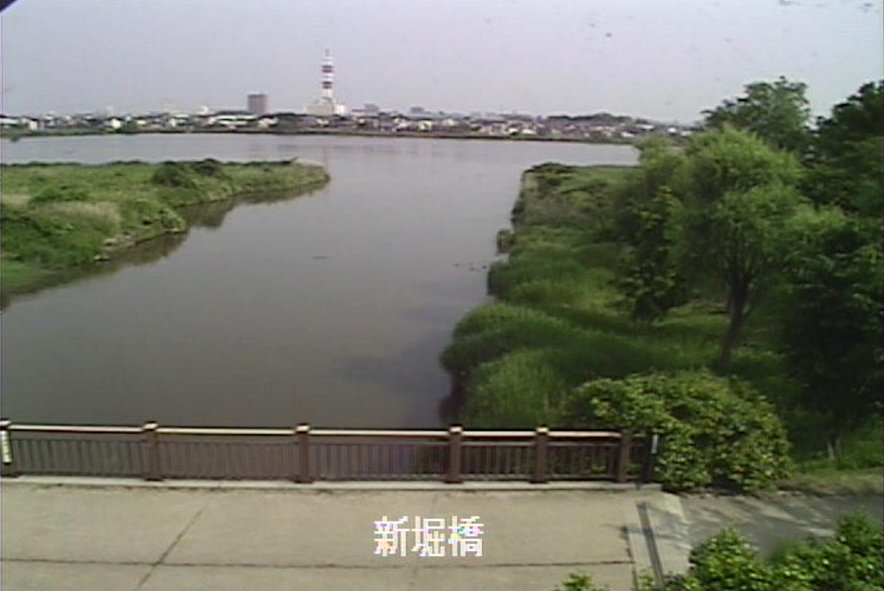 鳥屋野潟新堀橋ライブカメラ(新潟県新潟市中央区)