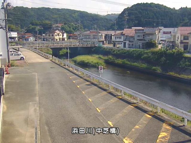 浜田川中芝橋ライブカメラ(島根県浜田市朝日町)