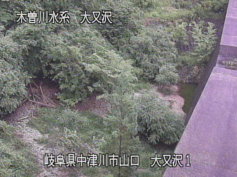 大又沢川大又沢第1ライブカメラ(岐阜県中津川市山口)